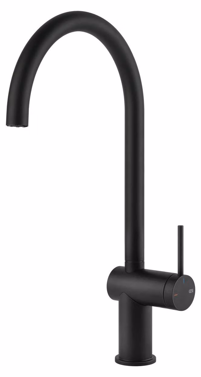 Gessi 60411, Standard, neri, maniglie a leva, immagine singola, tipo J, 3,5 cm