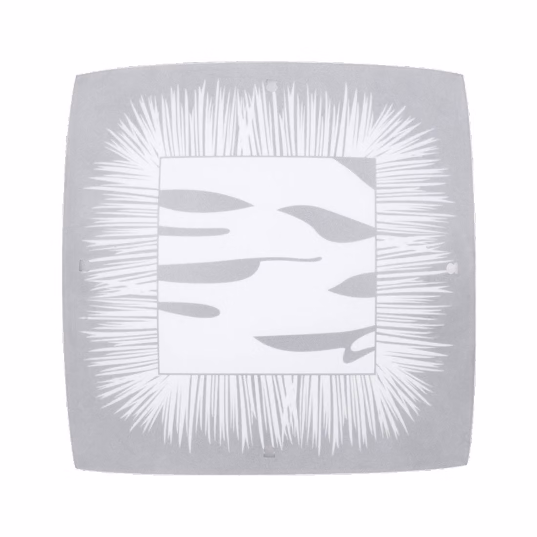 Plafoniera INCA 1xE27/40W,300x300, vetro L: 300, H: 300, attacco E27, dimmerabile
