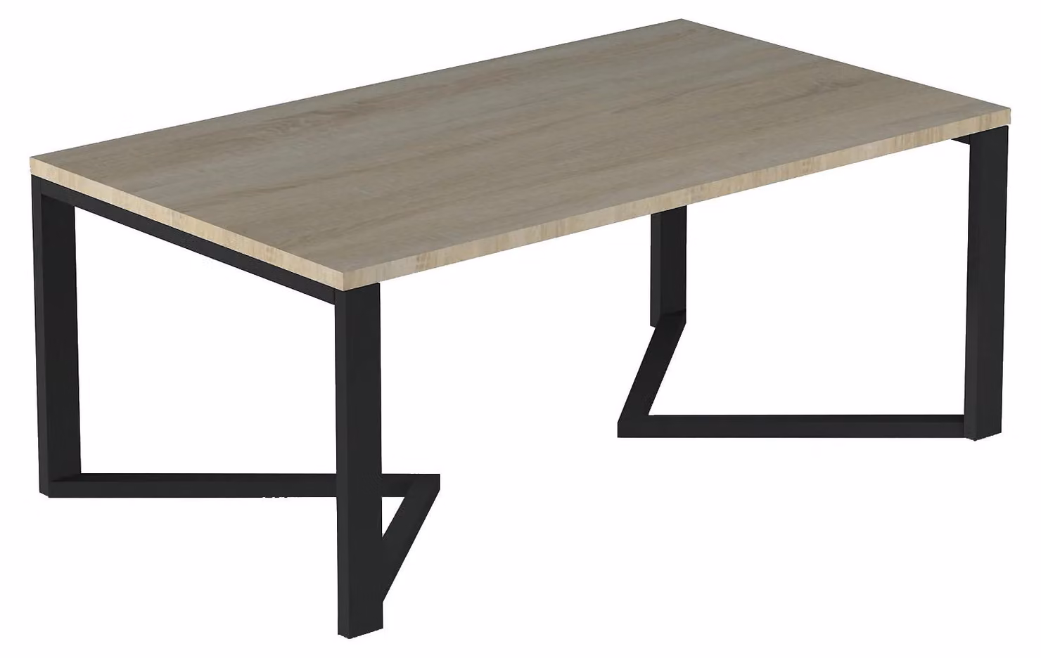 Tavolino JOVI - rovere Sonoma / nero
