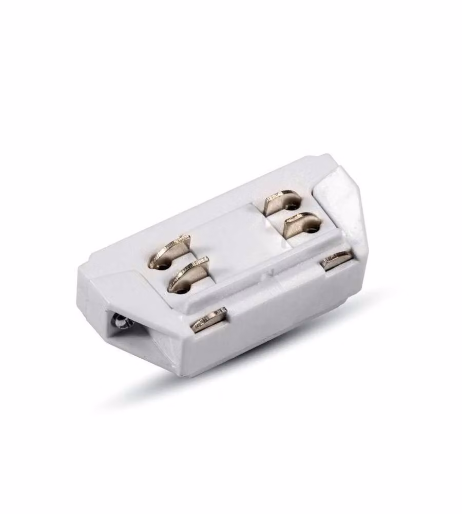 Raccordo Mini Trifase a I per Binario Colore Bianco