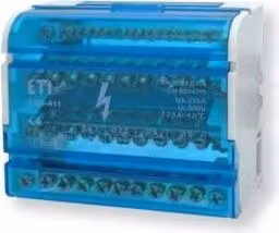 Blocco di distribuzione 125A 4P 11 terminali EDB-411 001102304 eti-polam 3889563389