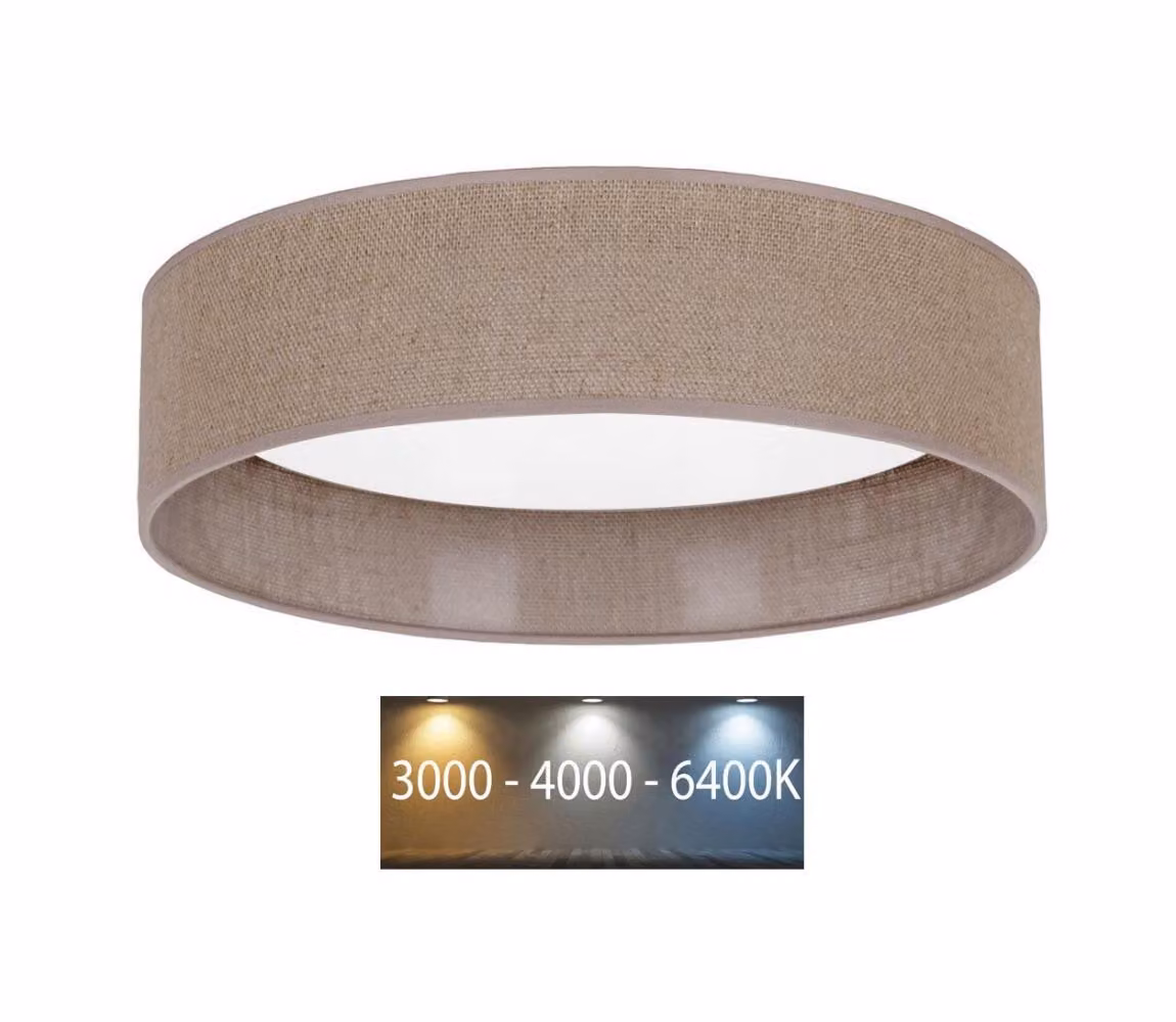 Brilagi - Plafoniera LED VELVET LED/24W/230V 3000/4000/6400K marrone
