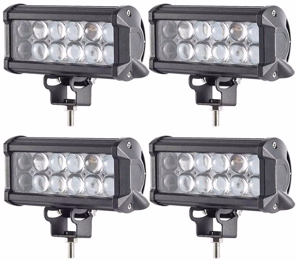 Greenmigo 4X 36W LED 3600LM 6000K 12V 24V luce di lavoro offroad proiettore riflettore IP67 luce di lavoro
