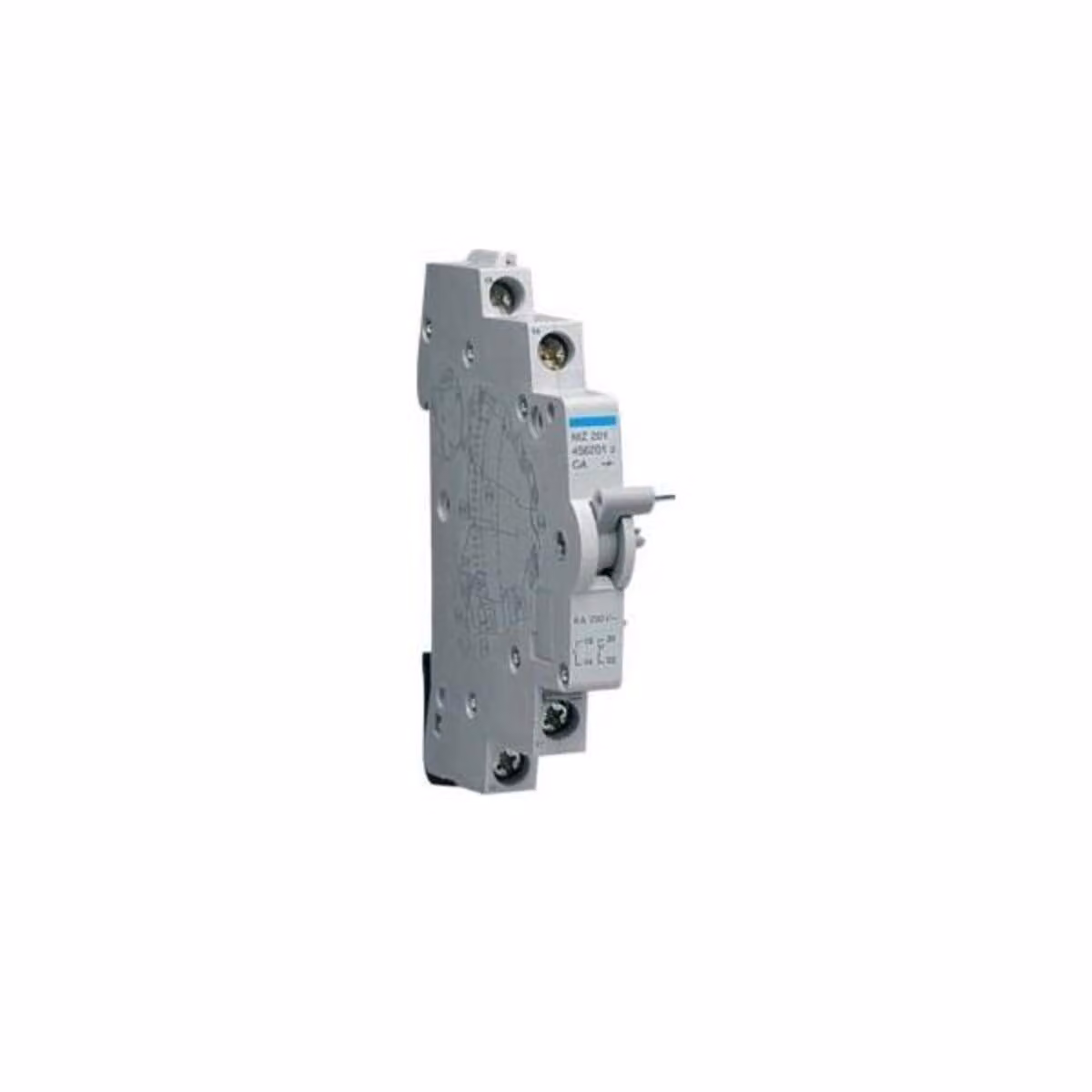 Interruttore ausiliario Hager per interruttore automatico 6A, 1S/1Ö MZ201