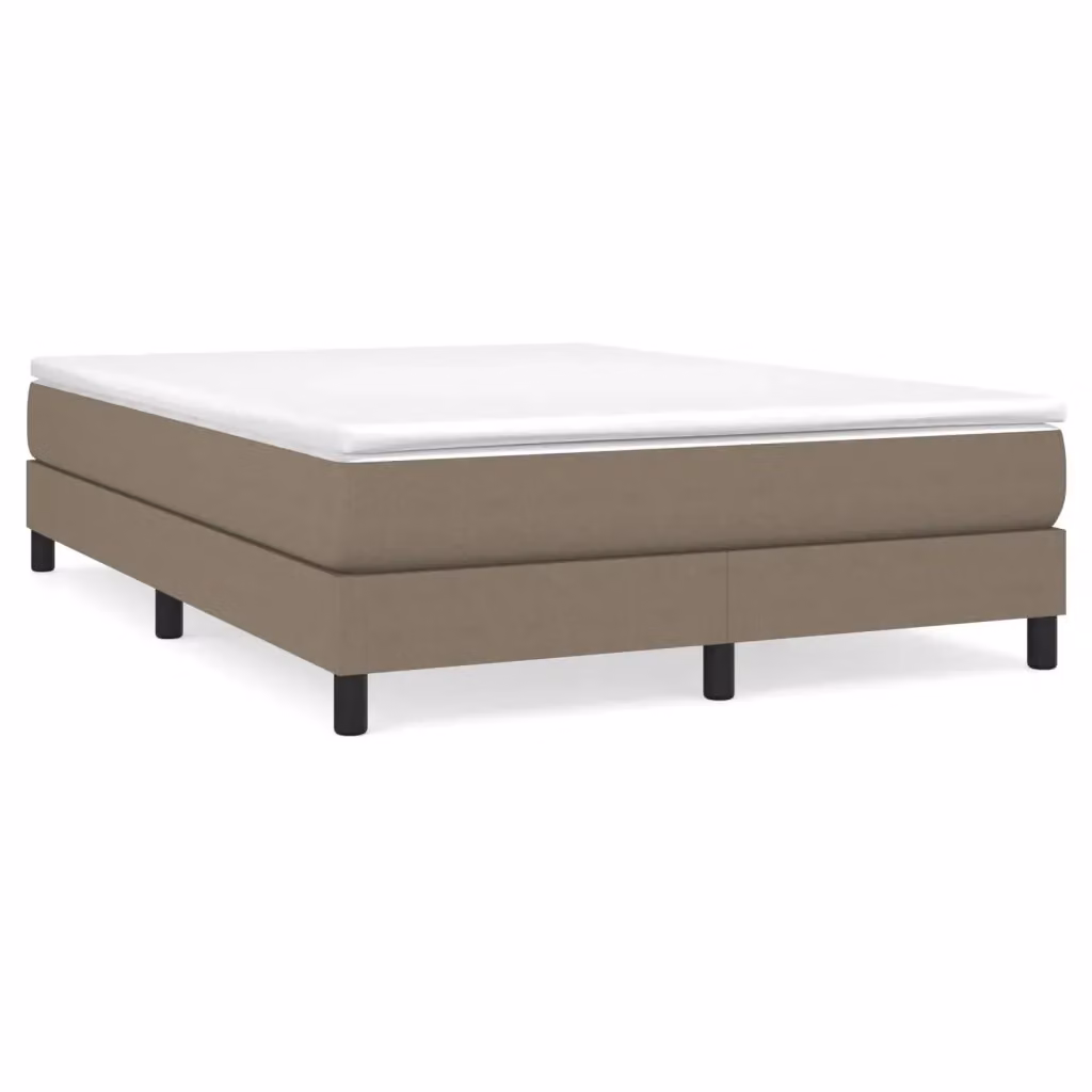Letto Ibrido con Materasso vidaXL in Tessuto Beige e Bianco L/P/H: 160 x 200 x 25 cm – 2