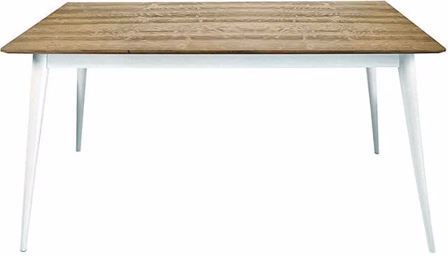 Tavolo allungabile rettangolare in abete spazzolato Mobili 2G L: 160 cm, P: 85 cm – 1