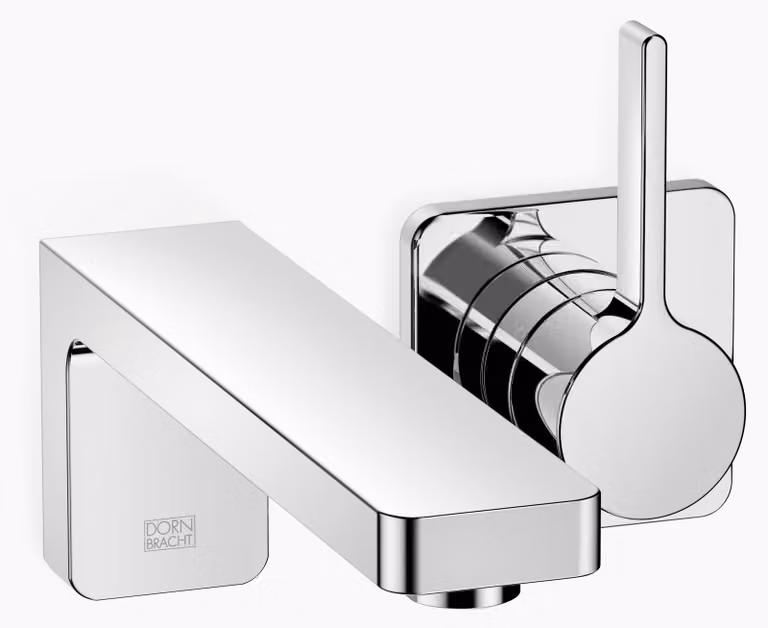 Dornbracht LULU Mitigeur monocommandé mural pour lavabos sans vidage, saillie 200mm, 36860710-00, 36860710-00