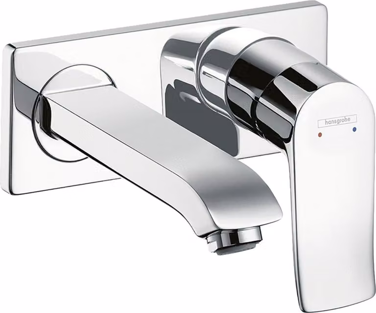 Hansgrohe Metris miscelatore da incasso per lavabo LowFlow set prefabbricato bocca corta cromata