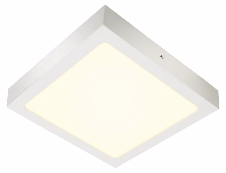 SENSER 24 CW, apparecchio LED da parete e soffitto per interni bianco angolare 4000K