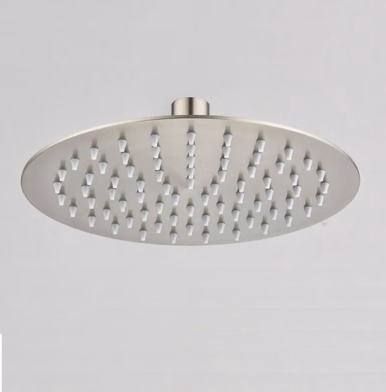 Soffione doccia ultraslim tondo acciaio inox lucido D30 cm IBIZA - Cromato