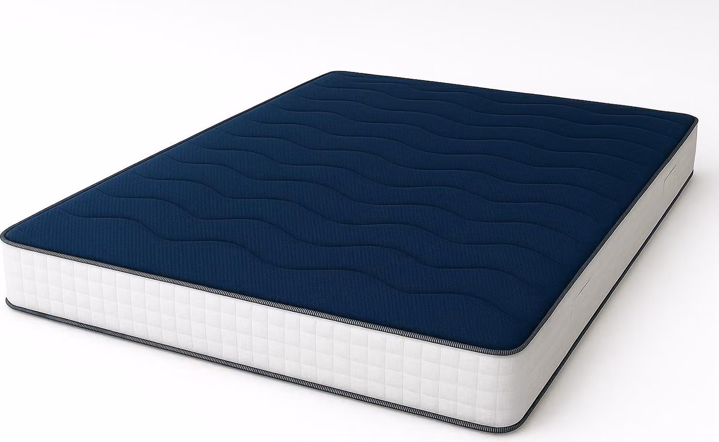 Materasso singolo 80 X 190 cm in Waterfoam Anallergico | Altezza 20 cm | Dispositivo Medico Classe 1 | Medio Rigido, Antibatterico e Traspirante | Italy