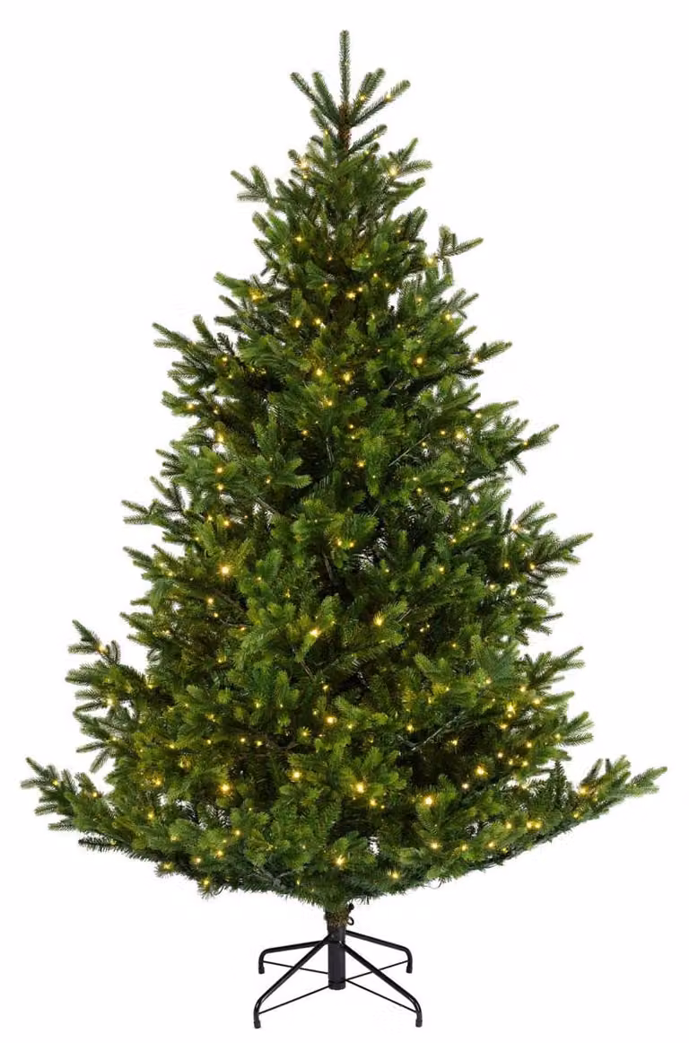 Nordmann albero di Natale artificiale LED 210 cm - Everlands