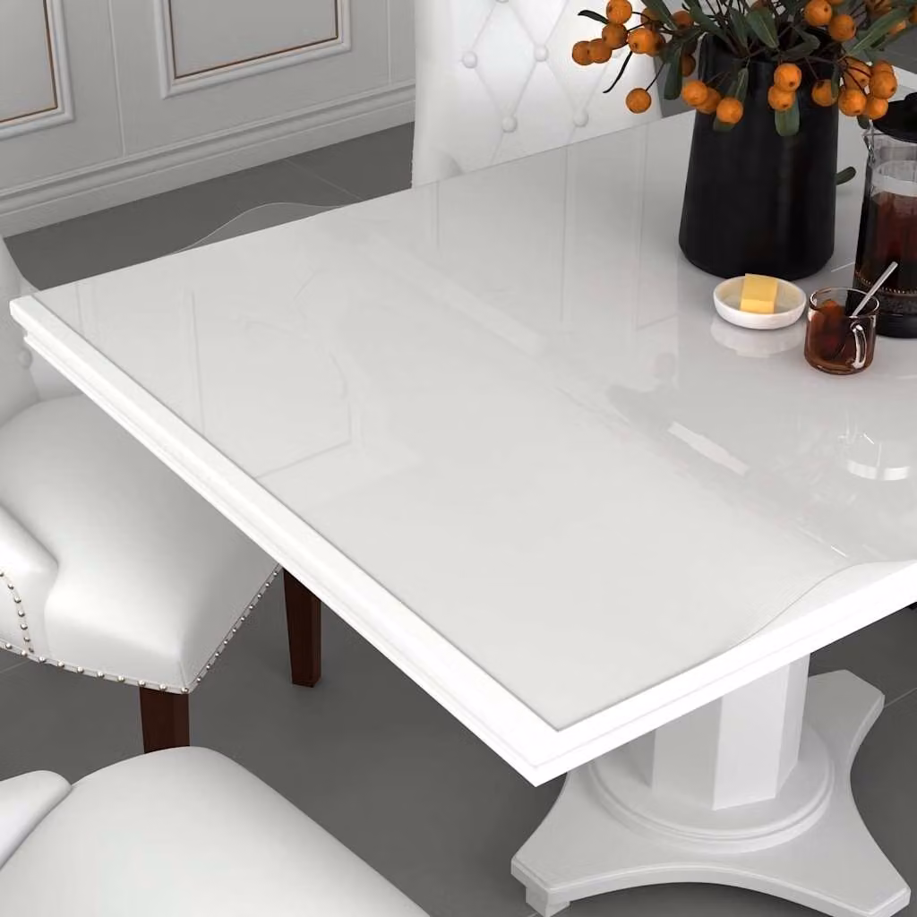 Protezione per tavolo trasparente vidaXL in PVC, L 100 cm x P 60 cm, spessore 1,6 mm