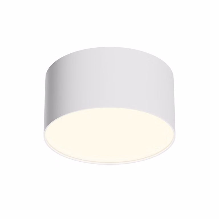 Maytoni plafoniera Zon LED incl. alluminio bianco 12W per cucina, camera da letto, soggiorno, sala da pranzo, atrio