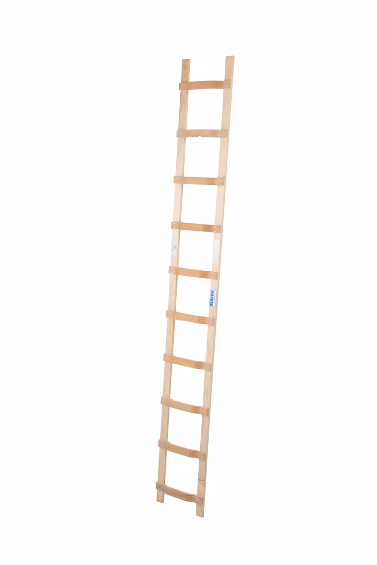 STABILO Scala da tetto in legno, 1x10 pioli, 804419