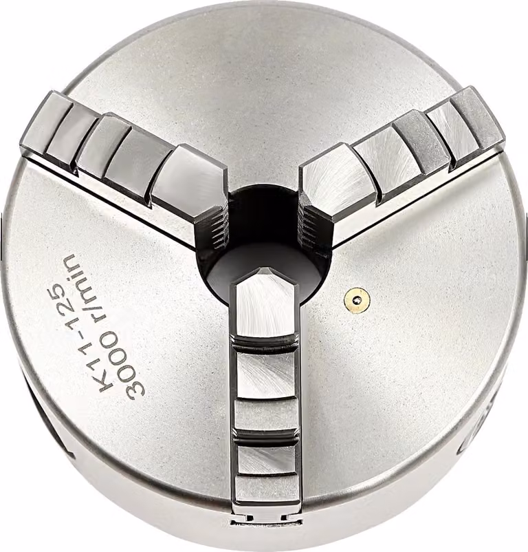 Mandrino per tornio, autocentrante, alta precisione, 125 mm
