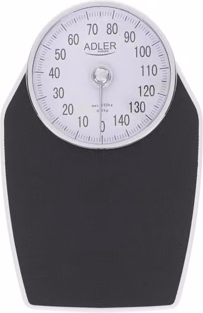 Ponderosimeter meccanico fino a 150 kg - Bilancia da bagno analogica con alta precisione e superficie antiscivolo