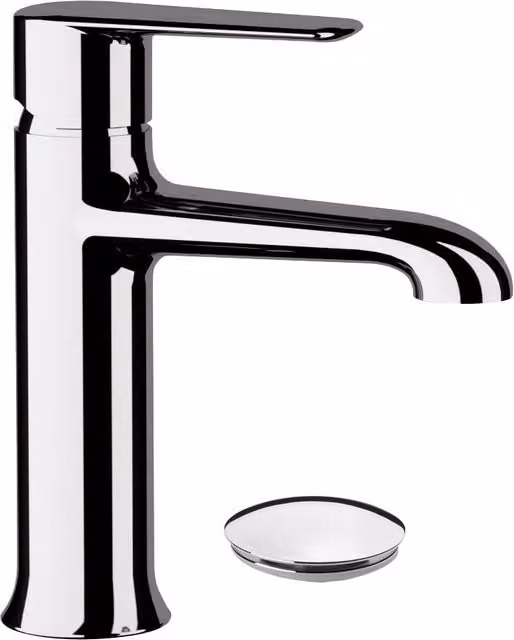 Rubinetto Miscelatore Monocomando Lavabo in Ottone Mariani Armonia Cromato