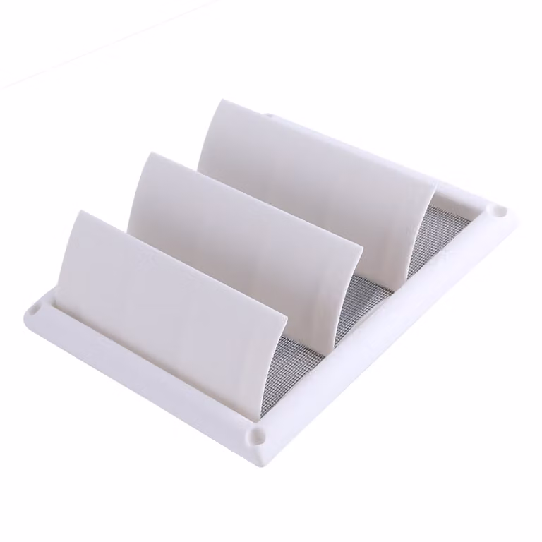 Bocchetta di ventilazione in plastica, bocchetta a parete, bocchetta a parete, griglia di ventilazione a parete, griglia di ventilazione