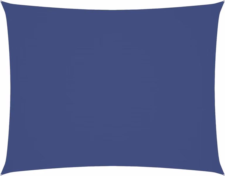 Parasole a Vela Oxford Rettangolare 3,5x5 m Blu