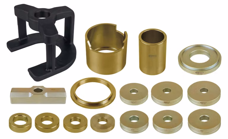 KS TOOLS Set di cuscinetti universali per assali e mozzi per ruote motrici 16 pezzi - 440.0075