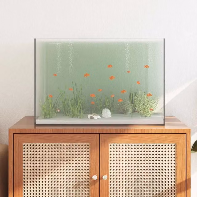 Acquario con archiviazione Trasparente 60 x 35 x 40 cm Vetro
