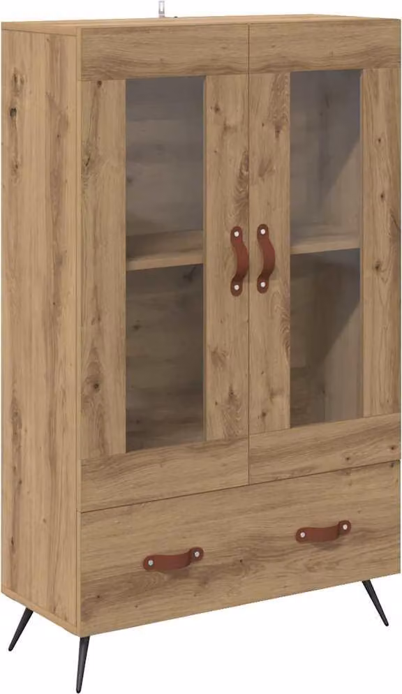 Credenza con cassetto Rovere artigianale 69,5 x 31 x 115 cm