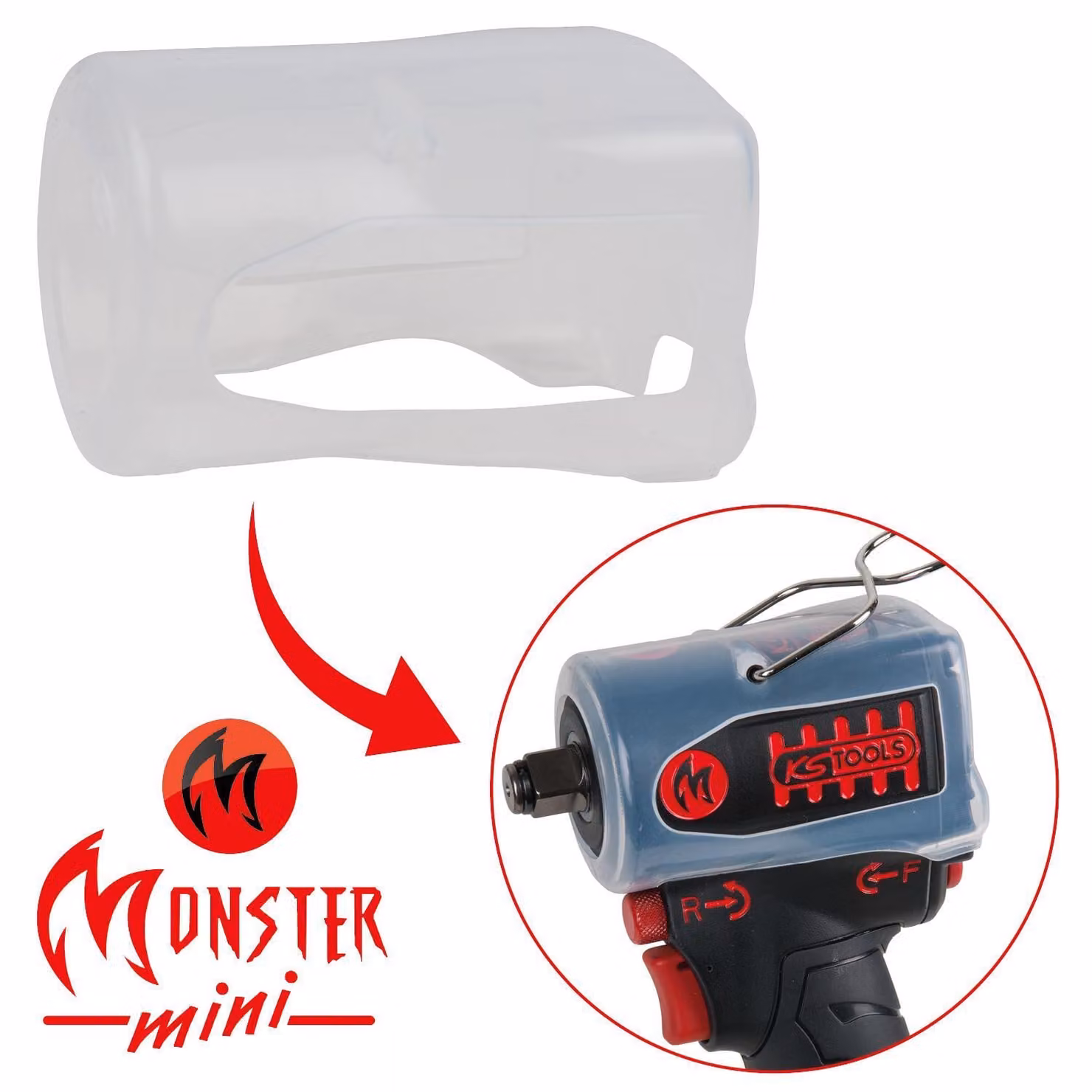 KS TOOLS Coperchio di protezione per miniMONSTER - 515.1272