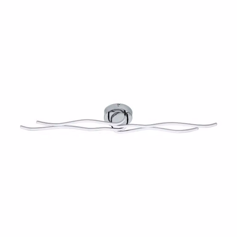 Plafoniera Moderna Roncade Led Alluminio Cromo