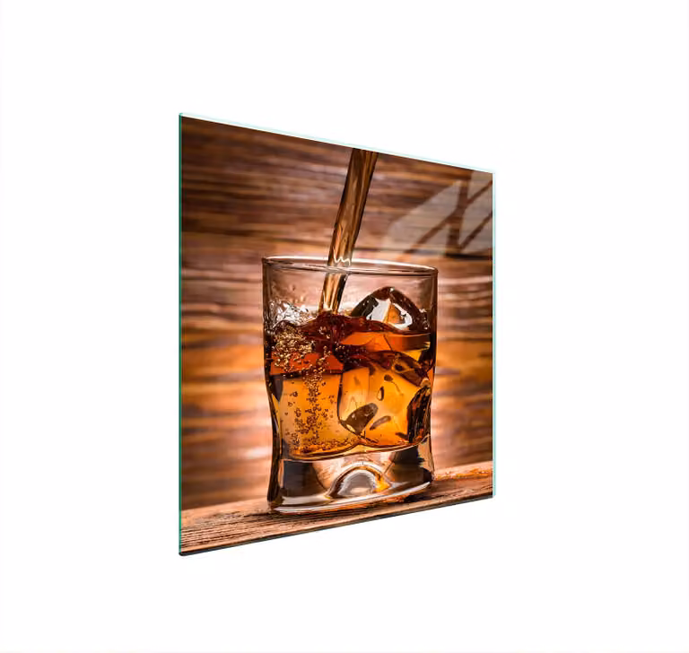 Piastra Di Protezione In Vetro Per L'herd 50X52 Whisky