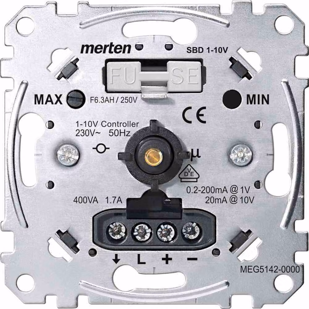 MERTEN Inserto per potenziometro MEG5142-0000 con pressostato 1,7A MEG5142-0000 MEG5142-0000 (MEG5142-0000)