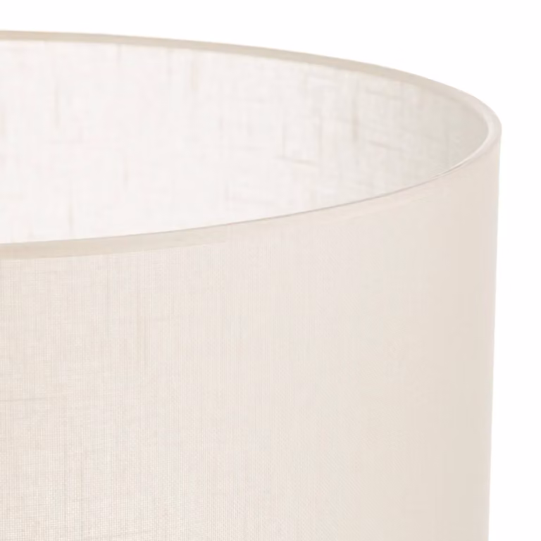 Paralume Alba, Ø 45 cm, E27, ecru Alba HELAM, Crema / Ambra, Soggiorno / Sala da pranzo, Tessuto / Stoffa / Seta