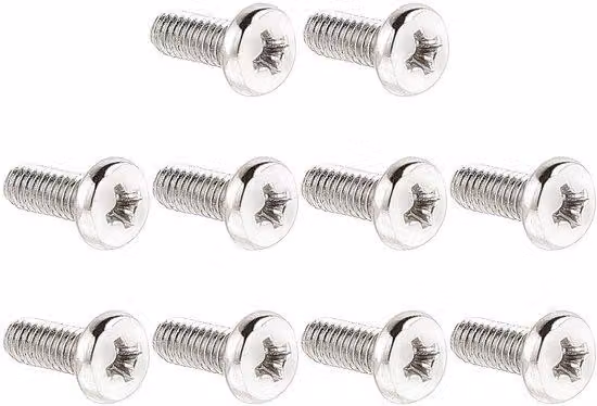 Set di supporti per computer composto da 10 pezzi, viti M4x10 mm
