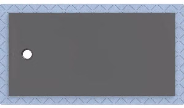 Geberit CleanFloor30 surface de douche, intégrée, avec voile d'étanchéité, 180x90cm, 551.019.DM.1, 551.019.DM.1