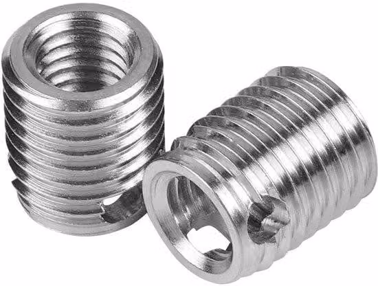 Inserti filettati in acciaio inossidabile - Inserti autofilettanti - Confezione da 10 pezzi - Migliore connessione filettata - Utensile di taglio affilato - Tipo 308