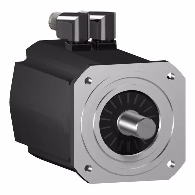 Servomotore CA Schneider Electric, SH3, 205 mm, 94,4 Nm, albero liscio IP65/IP65, multigiro 128 P/U, M40+M23 SH32053P02A2100