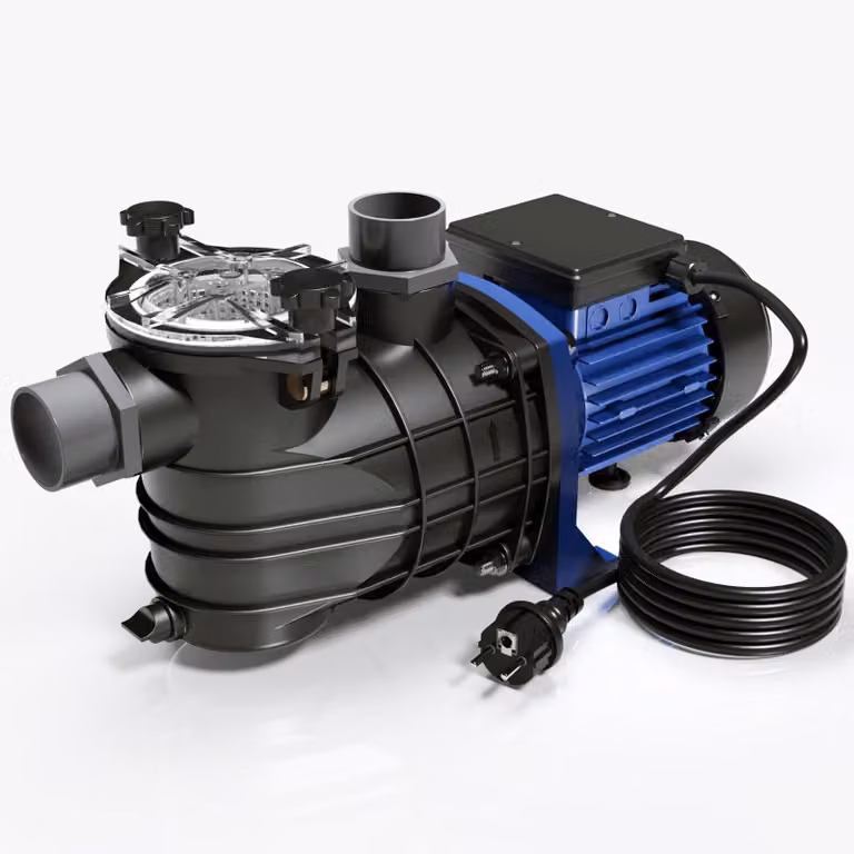 Pompa per piscina 15000 l/h - 750 W - Con prefiltro - Prevalenza 13 m