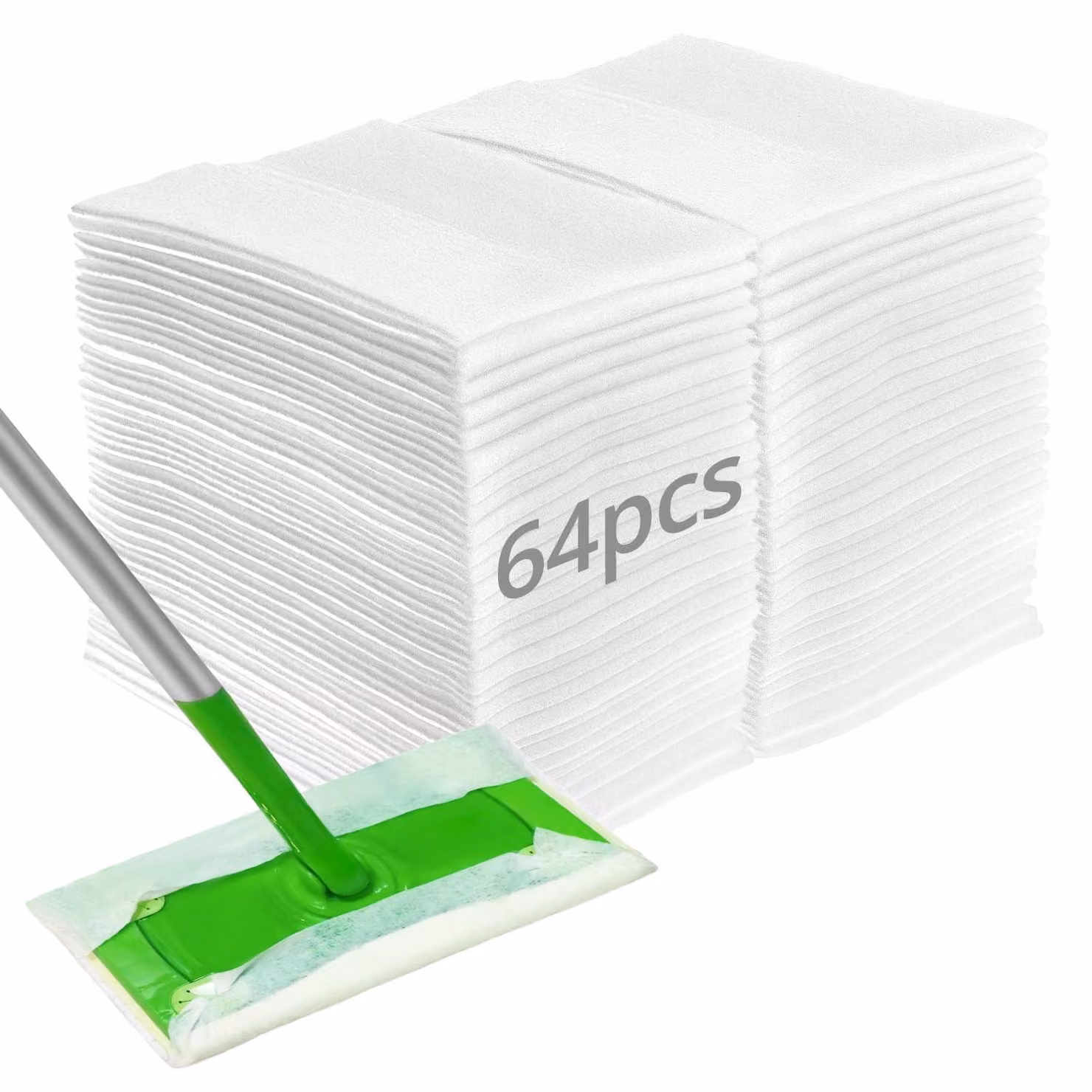 64 salviette usa e getta per Swiffer Sweeper, adatte per la pulizia a secco