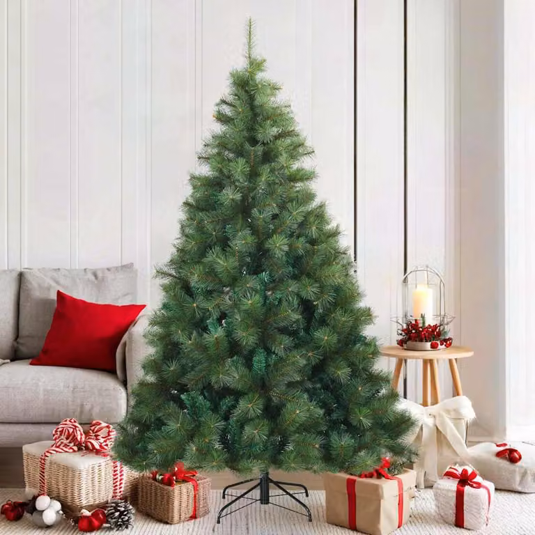 Maison Exclusive - Albero di Natale artificiale pieghevole verde 180 cm PVC, acciaio