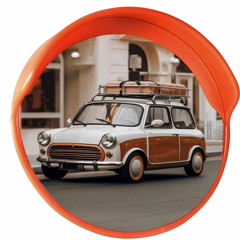 Specchio convesso da 45 cm, con ampio angolo di visione, ideale per garage e vialetti di accesso