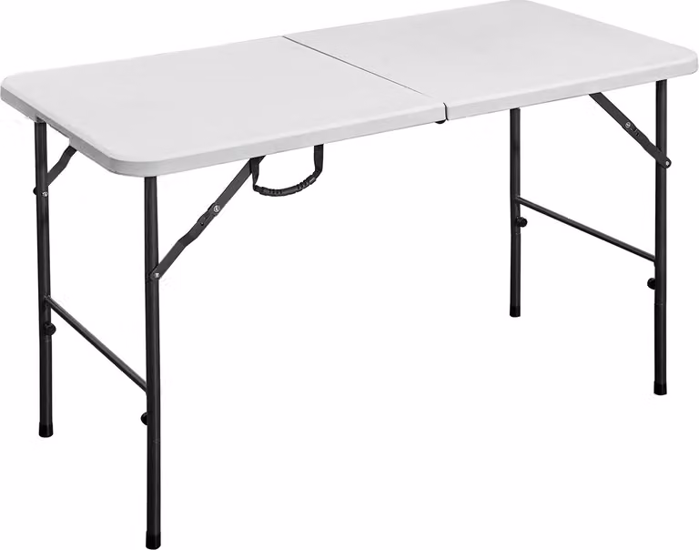Tavolo pieghevole per catering 120 cm bianco