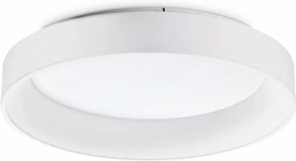 Plafoniera Moderna Ziggy Metallo Bianco Led 42W 3000K Luce Calda