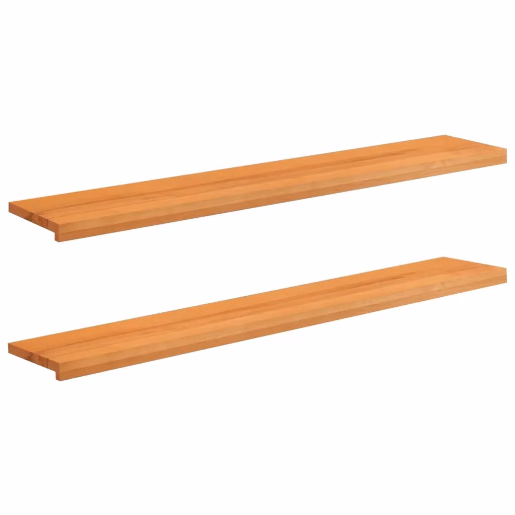 Set di 2 soglie per finestre in legno vidaXL, Marrone, L 160 cm x P 25 cm x H 2 cm – 2