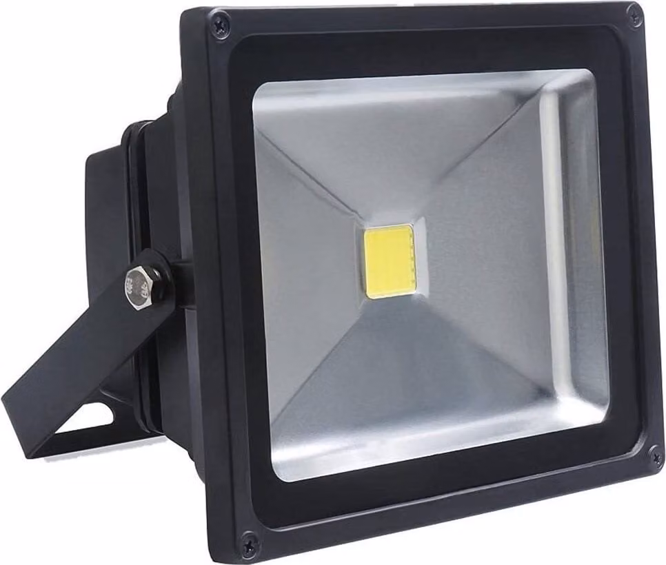 Greenmigo Proiettore LED da 50 W, faro da esterno, lampada di sicurezza, faretto LED, luce bianca fredda, faretto da esterno, impermeabile IP65, per giardino, garage, campo sportivo