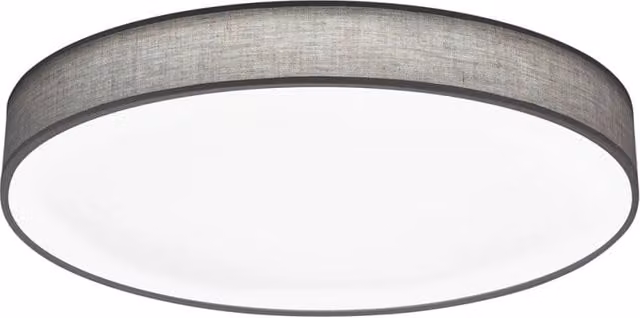 Plafoniera da Interno a LED in Tessuto Grigio