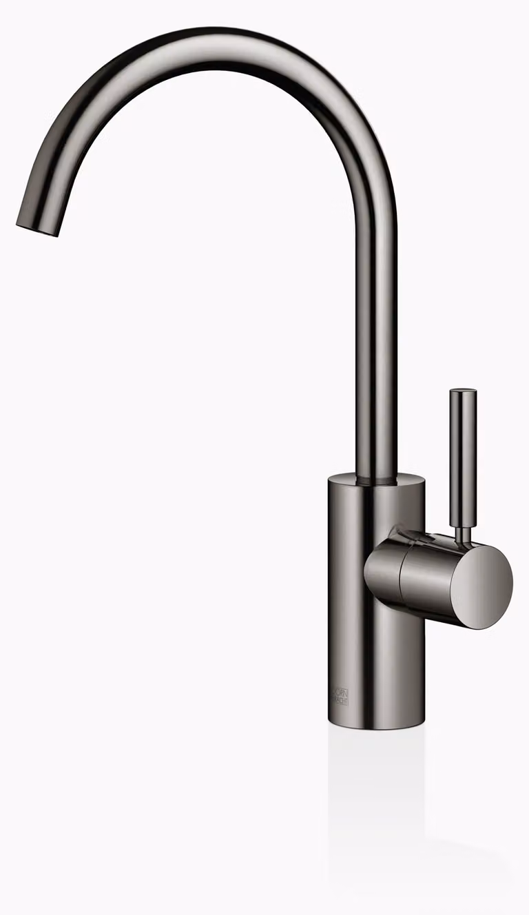 Dornbracht META Mitigeur monocommandé pour lavabos sans vidage, saillie 167mm, bec orientable 360, 33505661-19, 33505661-19