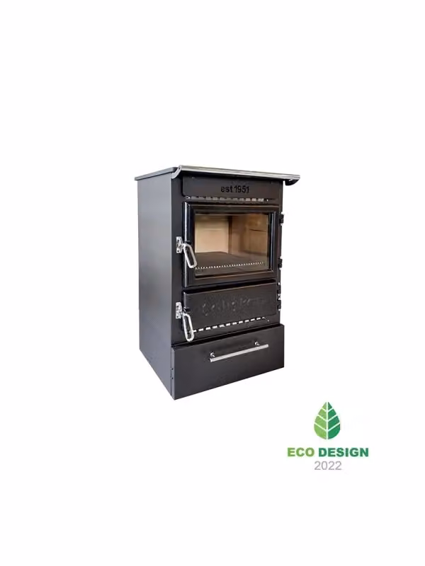 Stufa a legna a libera installazione Outinfire 305 BOX colore nero – 2
