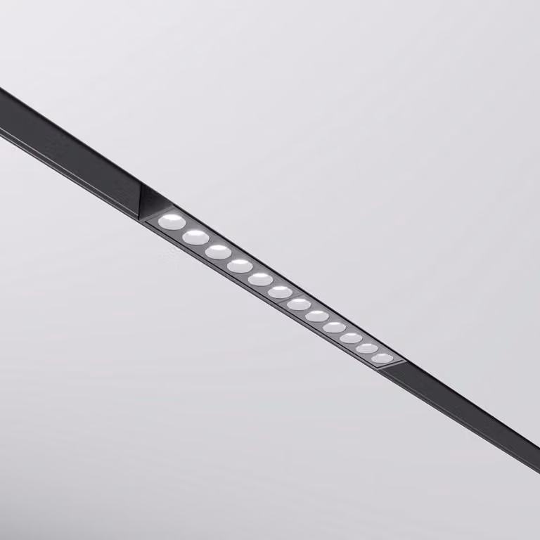 Lampada Binario Binario Points Alluminio Nero Led Integrato 12W Ip20 Dimmerabile