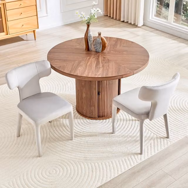Set di 2 sedie da pranzo moderne con schienale a T, seduta in tessuto imbottito, robusta struttura in metallo a 4 gambe, per soggiorno, cucina, sala d