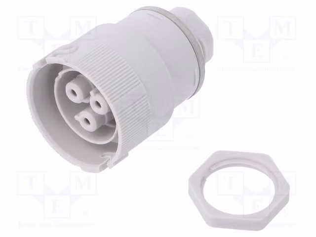 1 connettore: per alimentazione AC, tipo push-in, femmina, 16A, 3702/A, connettori AC